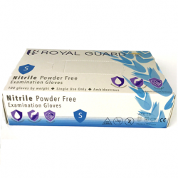 Royal Guard Nitrile Examination Gloves, Powder Free 