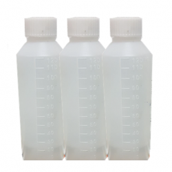 Round Mixture Bottle HDPE (Medicine Bottle) with White Screw Cap, Per Carton